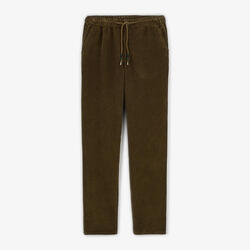 Pantalon 549 regular confort élastiqué marron ébène en velours