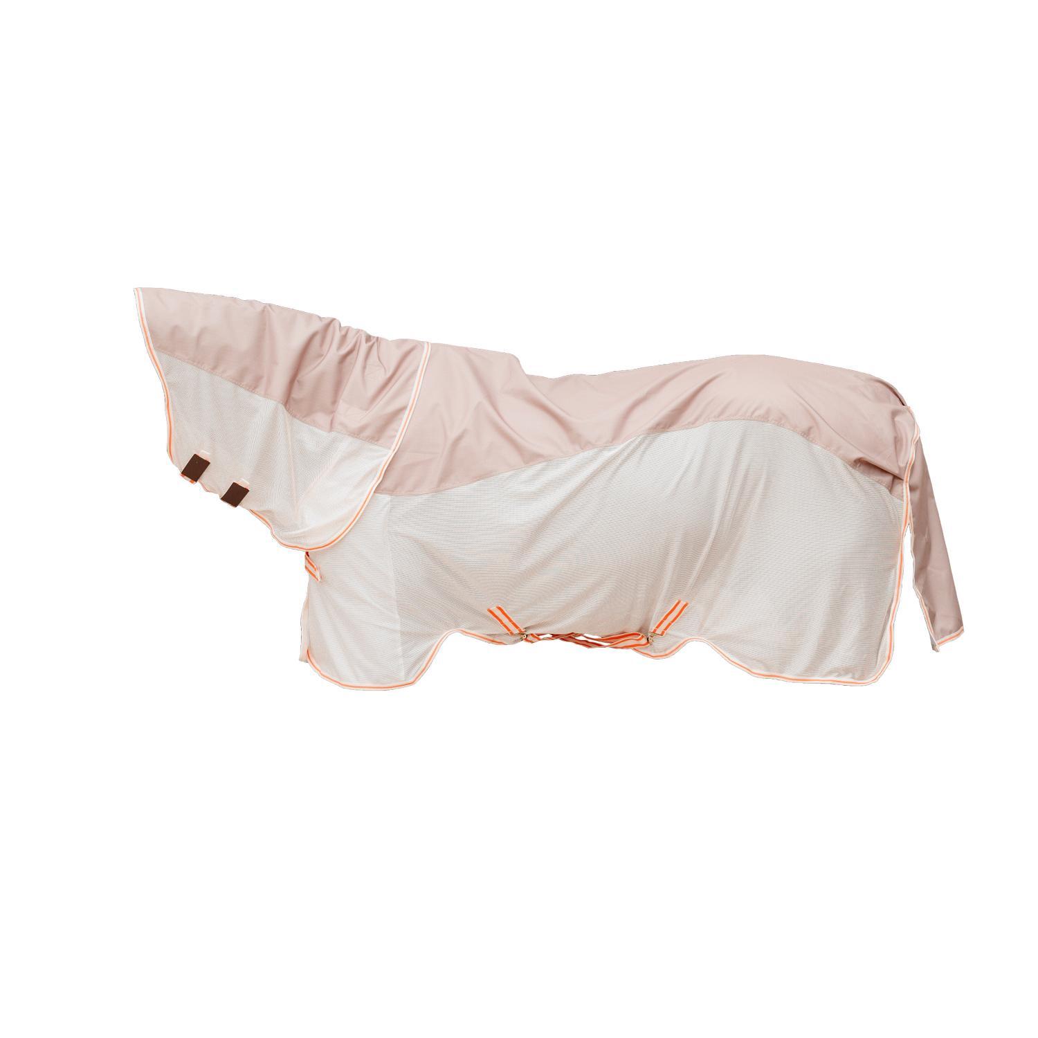 Kentucky Horsewear - Couverture Anti-mouches Imperméable Combo Comfort Beige 130-6'0 0gram - Couverture Cheval - Marron - Decathlon