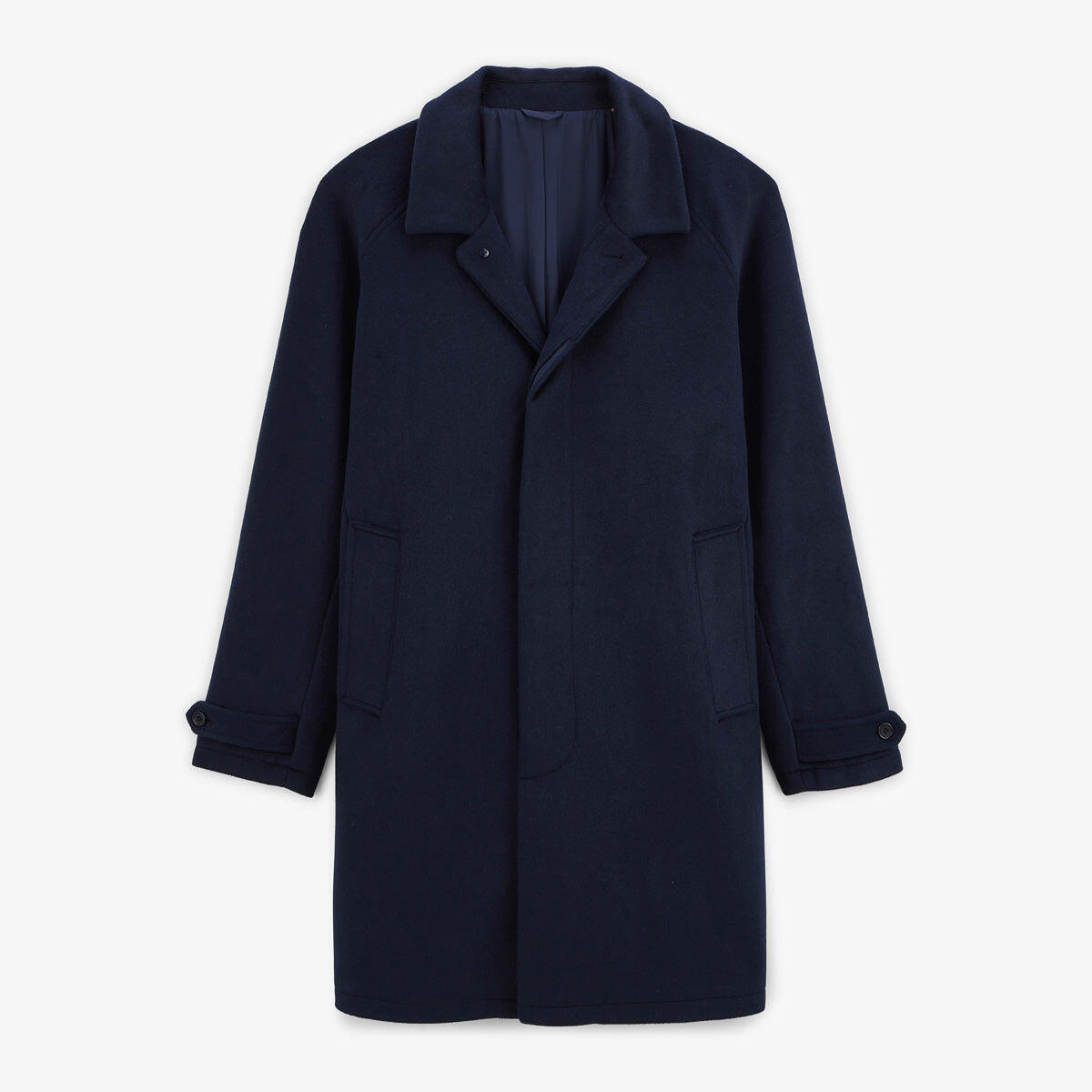 Serge Blanco - Manteau Dante Bleu Foncé En Laine - Manteau - Bleu - Decathlon