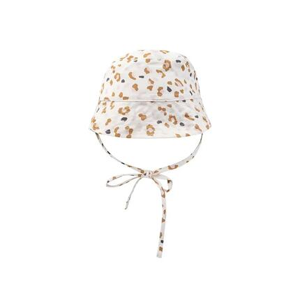 Casquette solaire vert imprimé léopard 1 à 2 ans