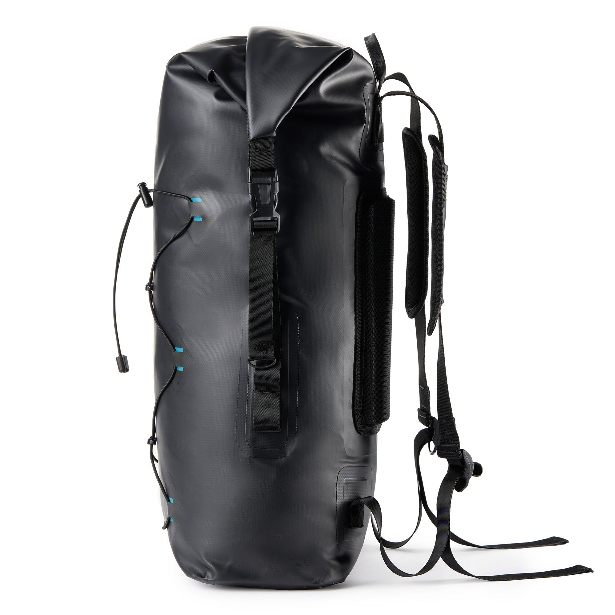 Zaino impermeabile Dry Backpack 30L, resistente Nero-Blu 3/4