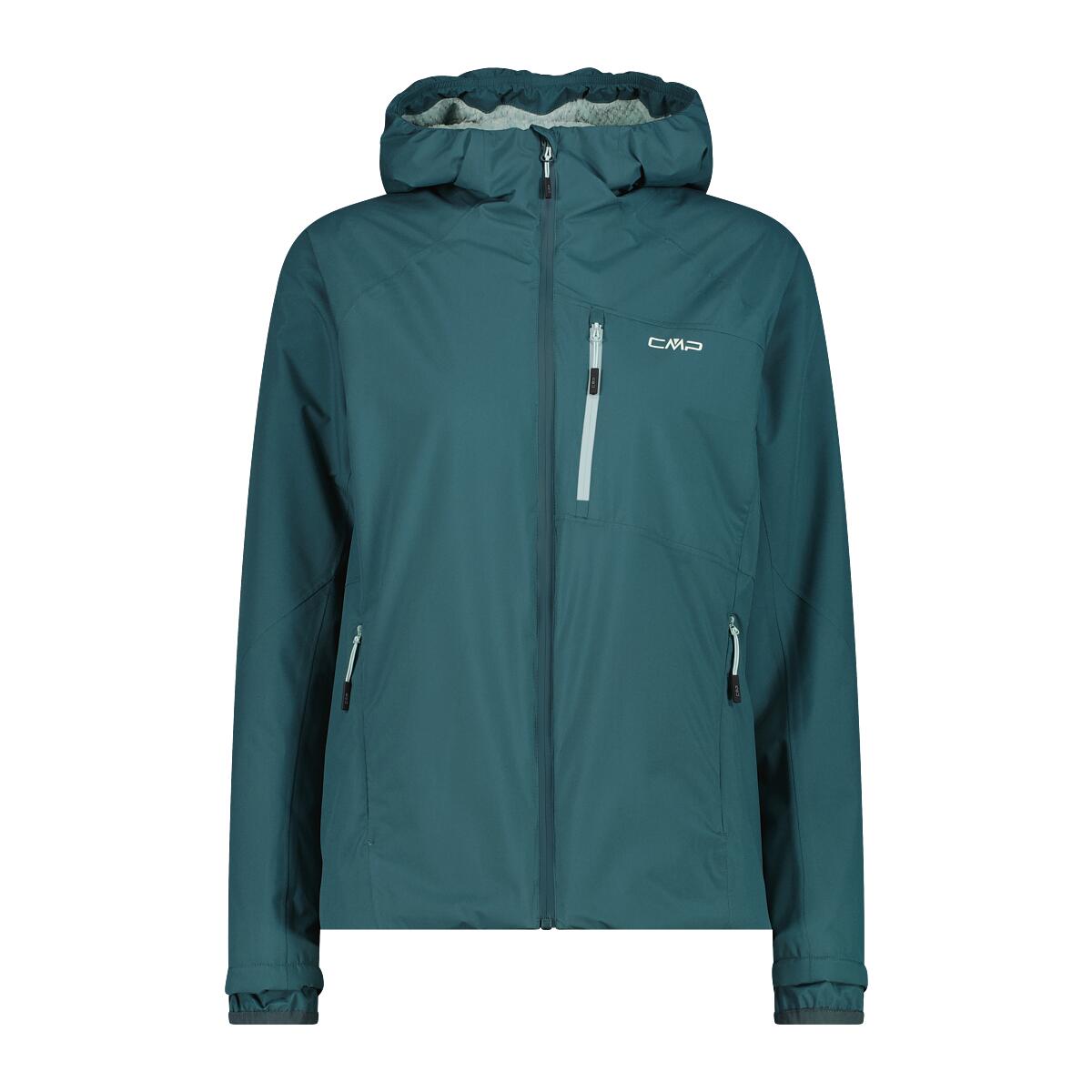 Veste Polaire Femme CMP - Haut Loft Chaud - Coupe Régulière - Capuche Fixe - Pour Randonnée Et Loisirs Outdoor