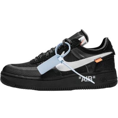 Schoenen off-white air force 1 low black