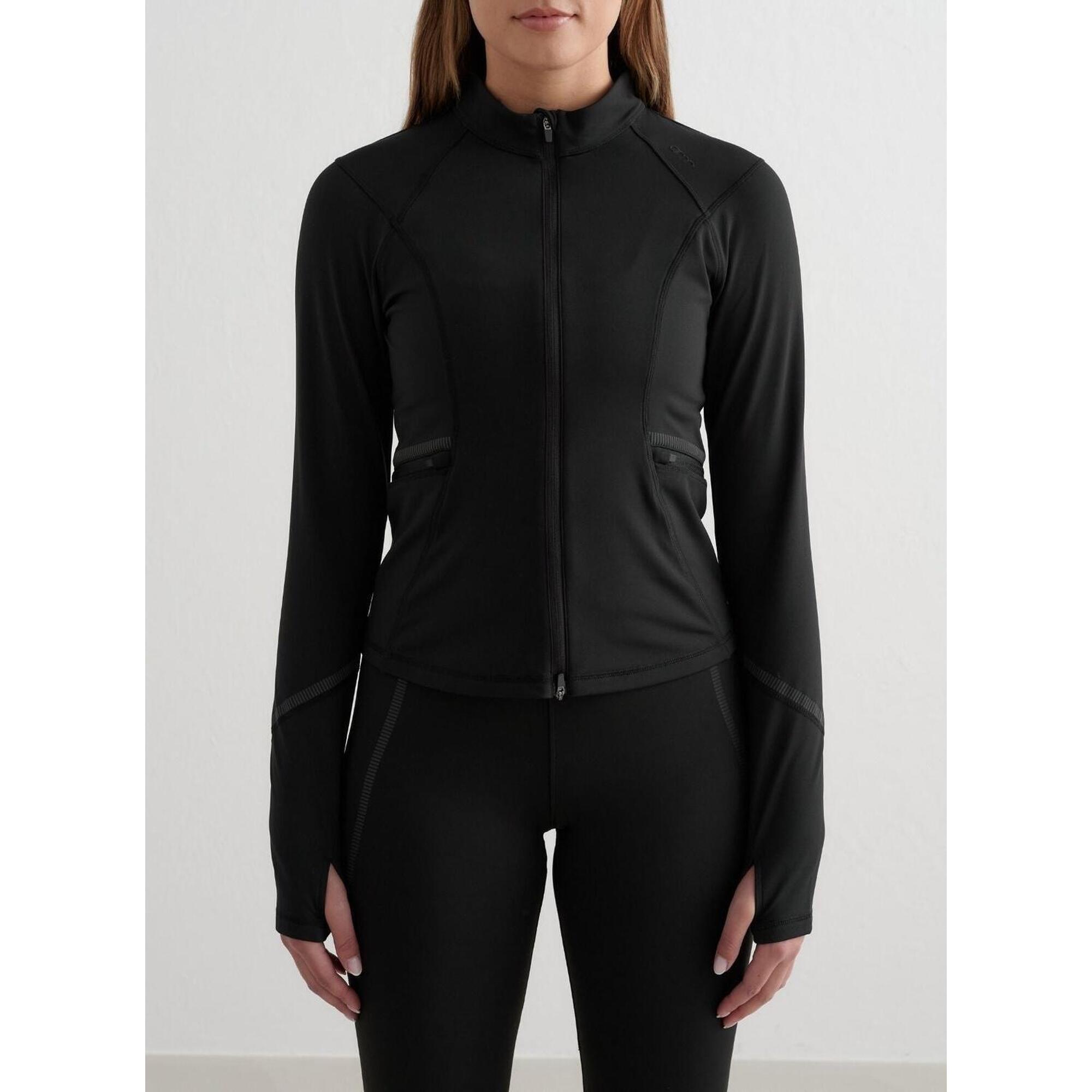 Aim'n - Femme Veste Zippée Réfléchissante Chauffante Noir - Veste - Noir - Decathlon