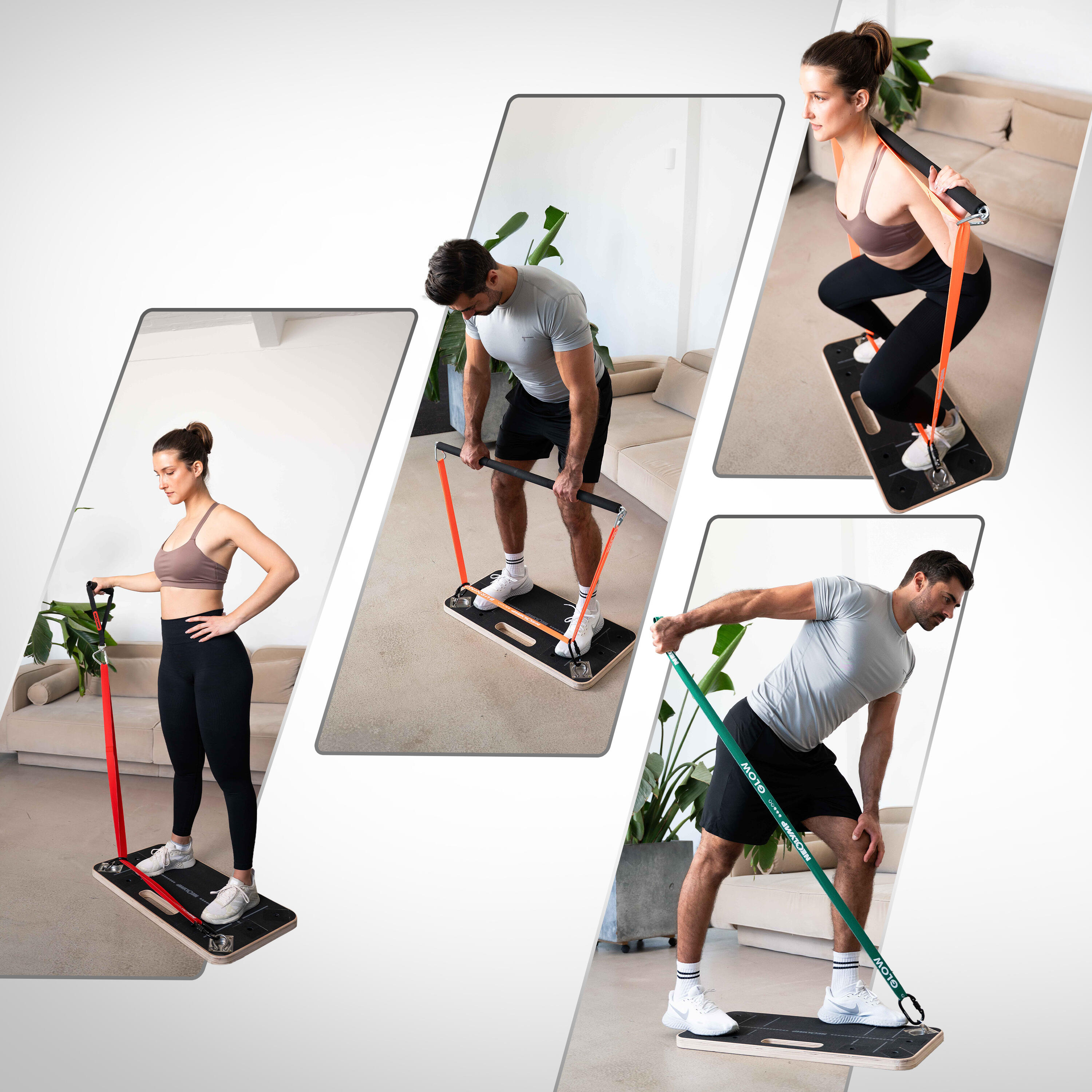 Resistance Bands Plattform aus Holz mit Grip Tape – Stabil, Rutschfest & Mobil 6/7