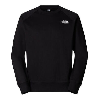 MEN'S Sweatshirt M RAGLAN BOX NSE CREW SCHWARZ