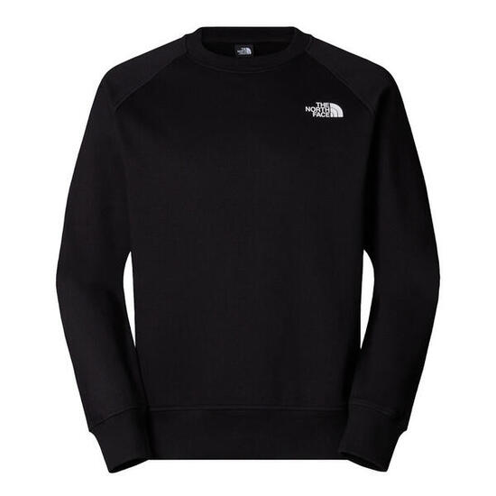 MEN'S Sweatshirt M RAGLAN BOX NSE CREW SCHWARZ
