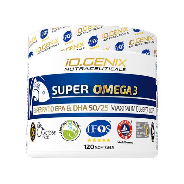 IO.GENIX Super omega 3 epa & dha 50/25 - 120 softgels de IO.Genix