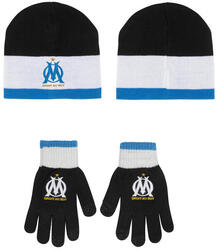Coffret Bonnet gants OM - Collection officielle OLYMPIQUE DE MARSEILLE