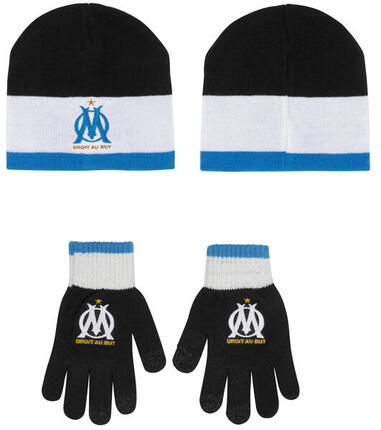 Coffret Bonnet gants OM - Collection officielle OLYMPIQUE DE MARSEILLE