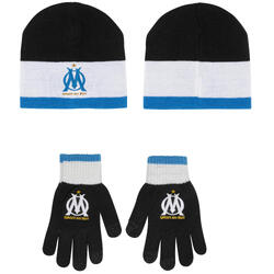 Coffret Bonnet gants OM - Collection officielle OLYMPIQUE DE MARSEILLE