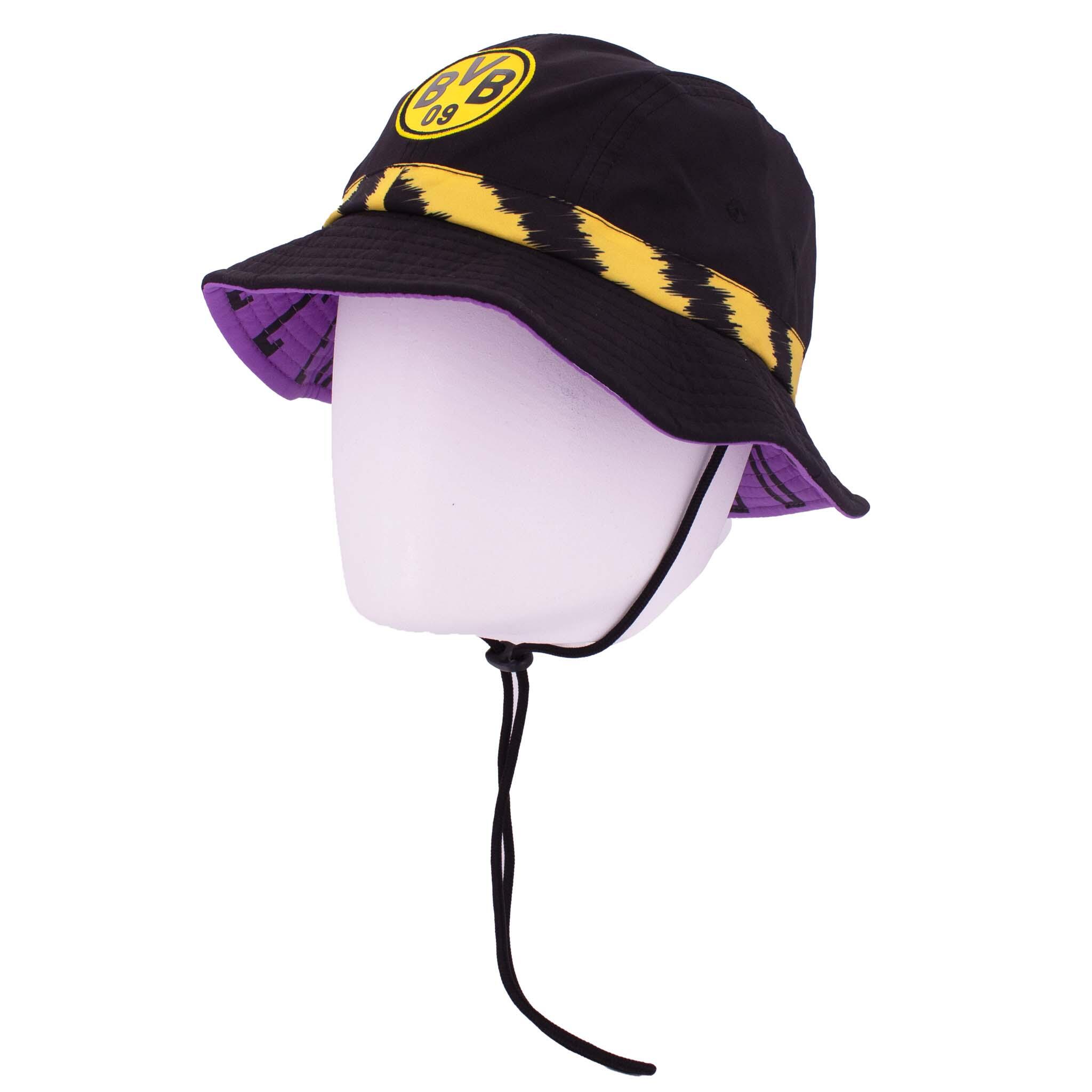 Hut Borussia Dortmund BVB 09 Bucket Hat in Schwarz 2/5