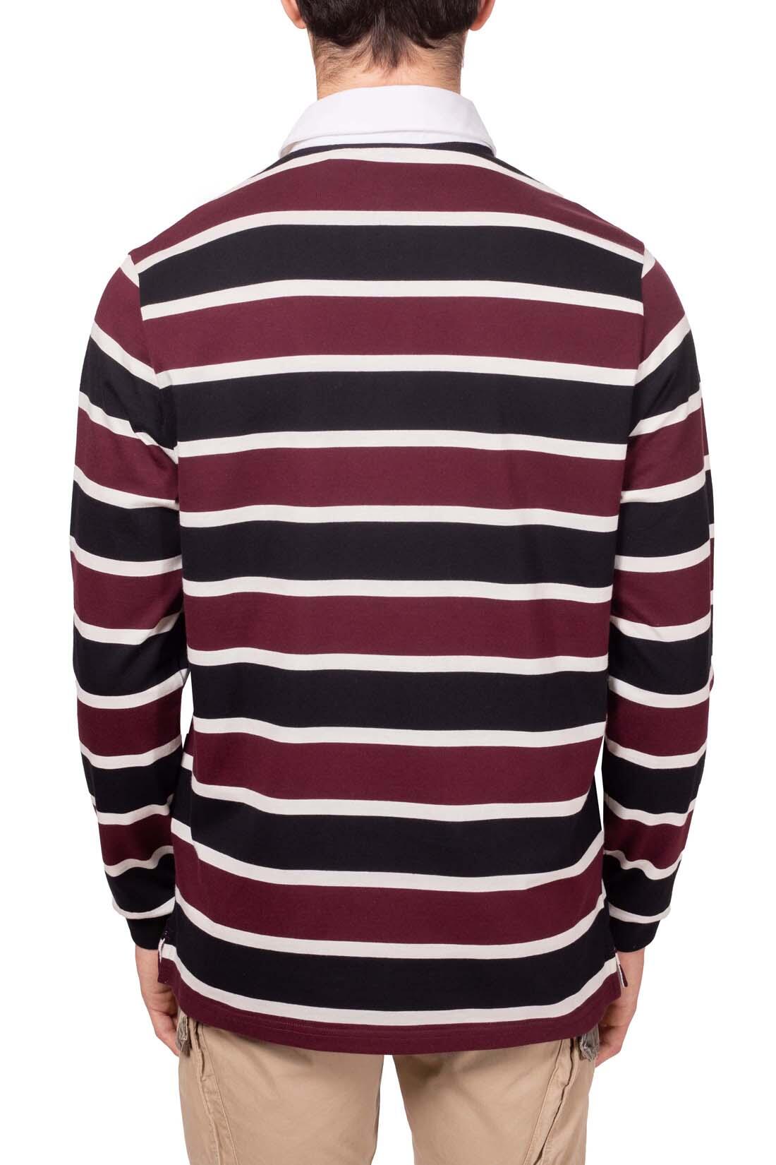 Polo uomo relaxed a righe 3/5