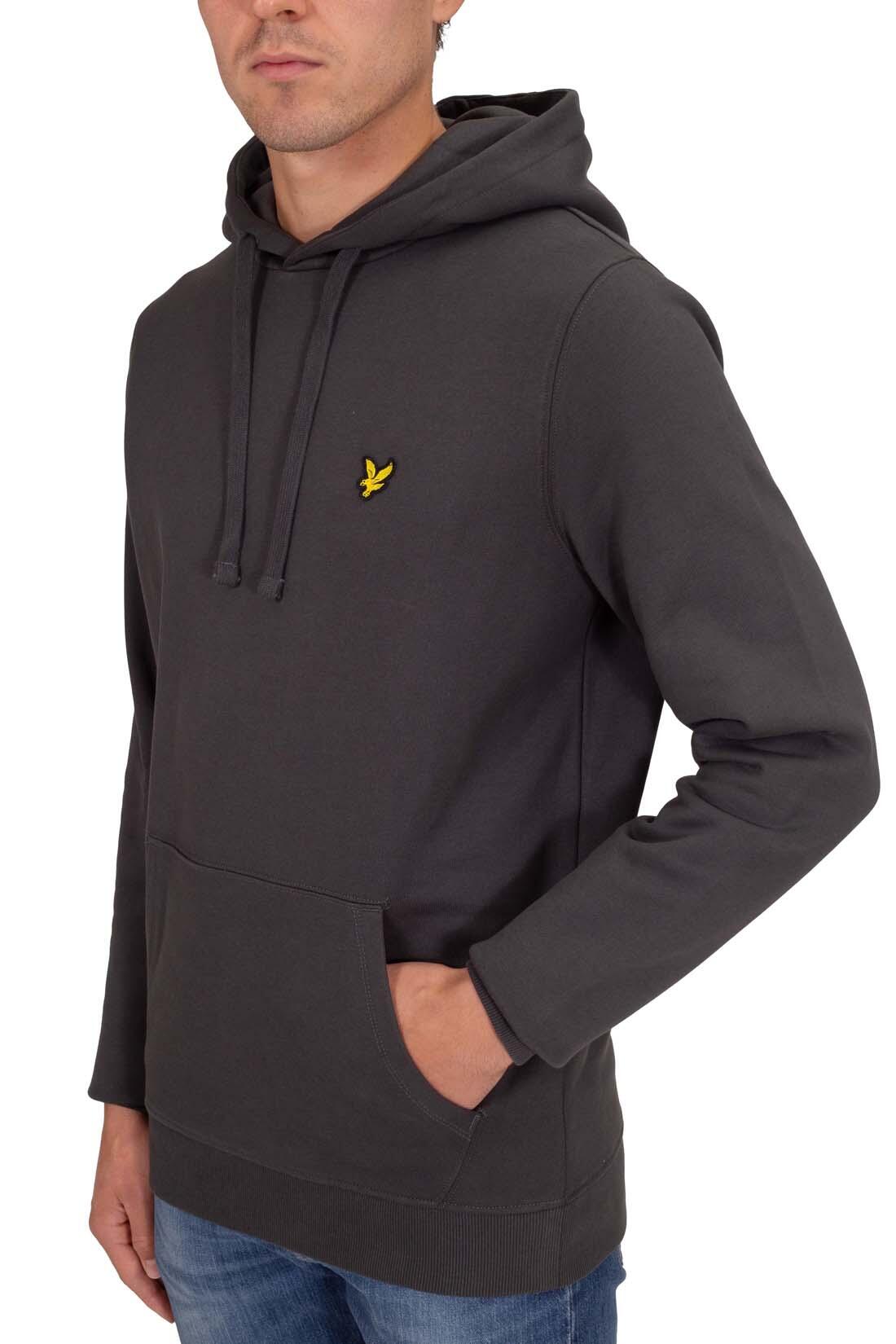 Felpa uomocappuccio e logo 4/5