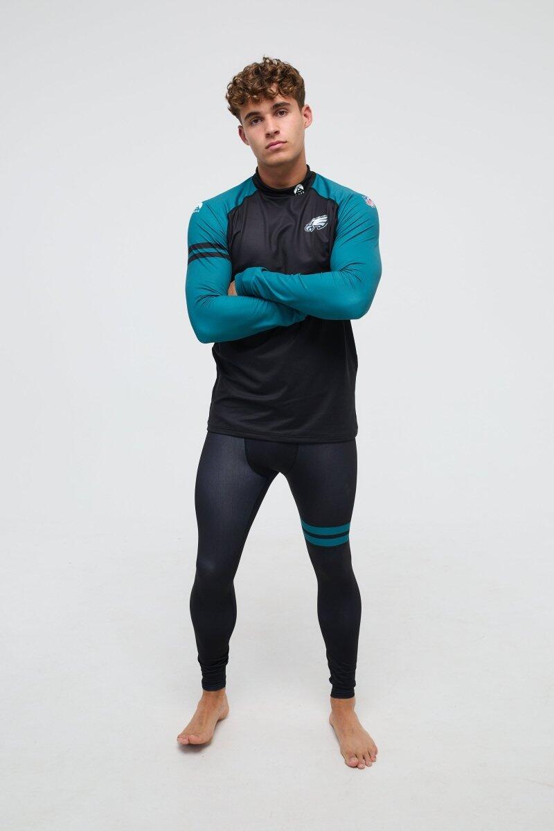 Homme Ski Sous-vêtement Haut Thermique NFL Philadelphia Eagles 3/7