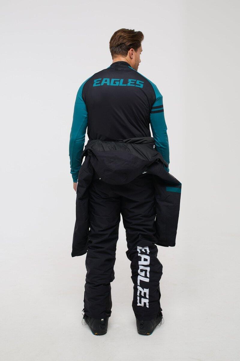 Homme Ski Sous-vêtement Haut Thermique NFL Philadelphia Eagles 7/7