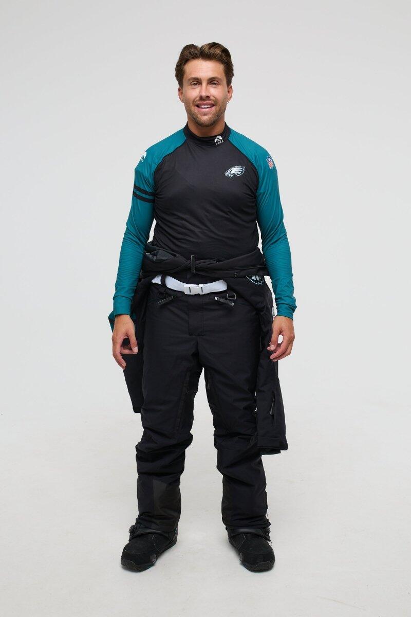 Homme Ski Sous-vêtement Haut Thermique NFL Philadelphia Eagles 6/7