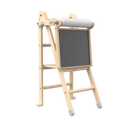 Klappbarer Lernturm MONTESSORI Braun FSC®