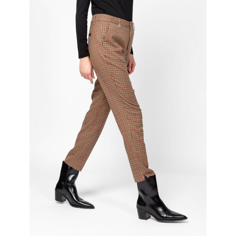 Pantaloni lungi din in pentru femei FLORIN