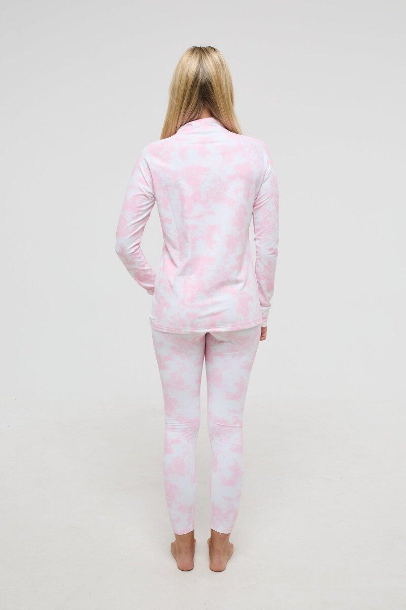 Dames Ski Functioneel Shirt Thermisch Pink Signature 4/4