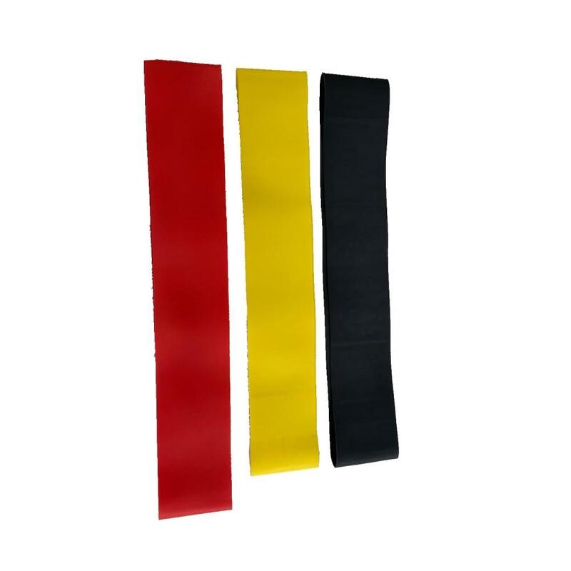 Set 3 benzi elastice material, Latex TECHFIT, Saculet transport