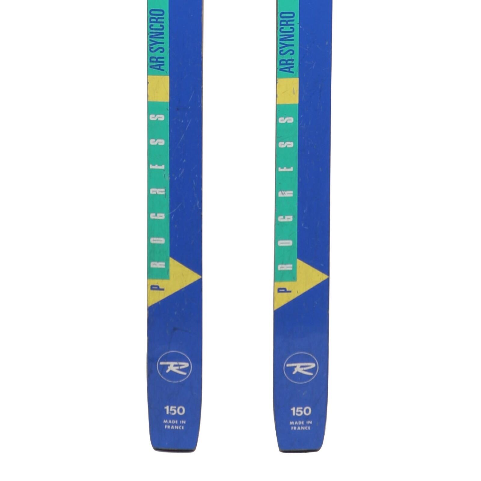 RECONDITIONNE - Ski De Fond Junior Rossignol Progress + Fixation Sns 4/4