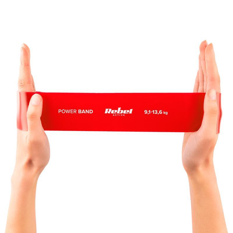 Set 5 benzi elastice REBEL ACTIVE MINI BAND, latex, 2-18KG