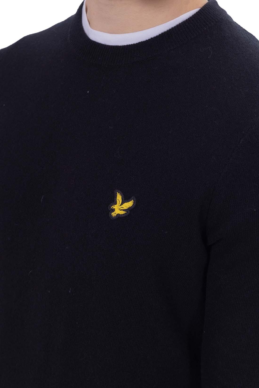 Jersey de lana de cordero con cuello redondo Lyle & Scott Blend 5/5