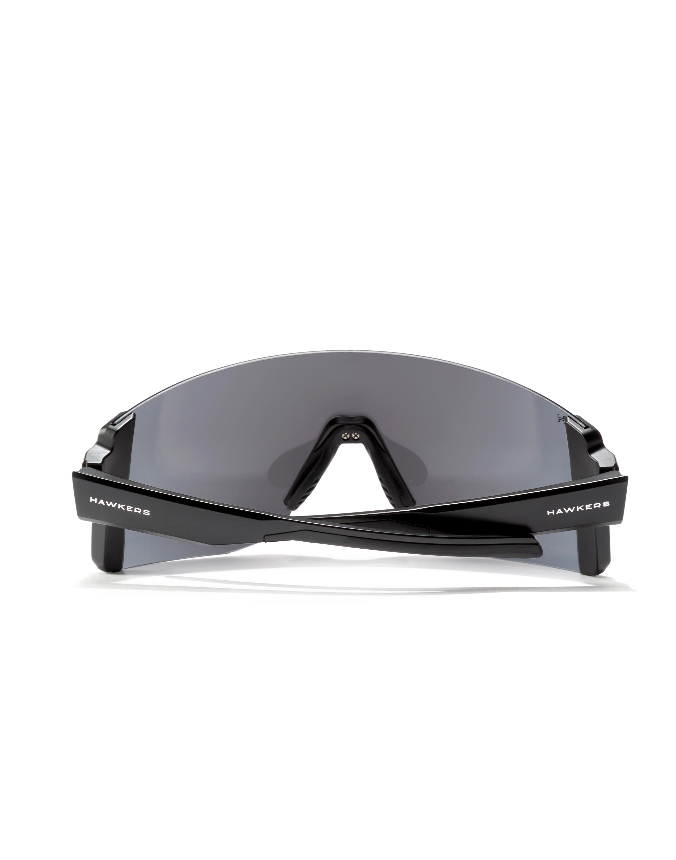 HAWKERS - Zonnebril voor Heren en Dames - LYNX BIG - BLACK SMOKE FLASH 3/8