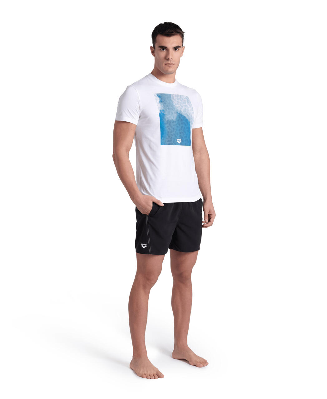 arena Solid Cotton T-shirt - men, crew neck, regular fit 2/7