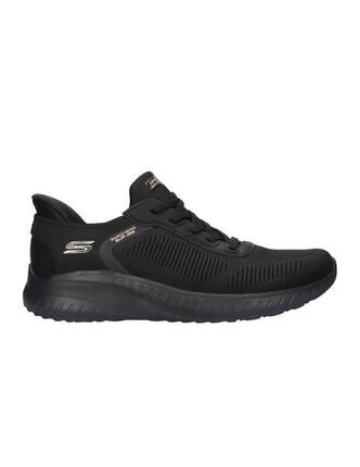 Zapatillas Skechers Bobs Squad 4 - Key Look, Negro, Mujer