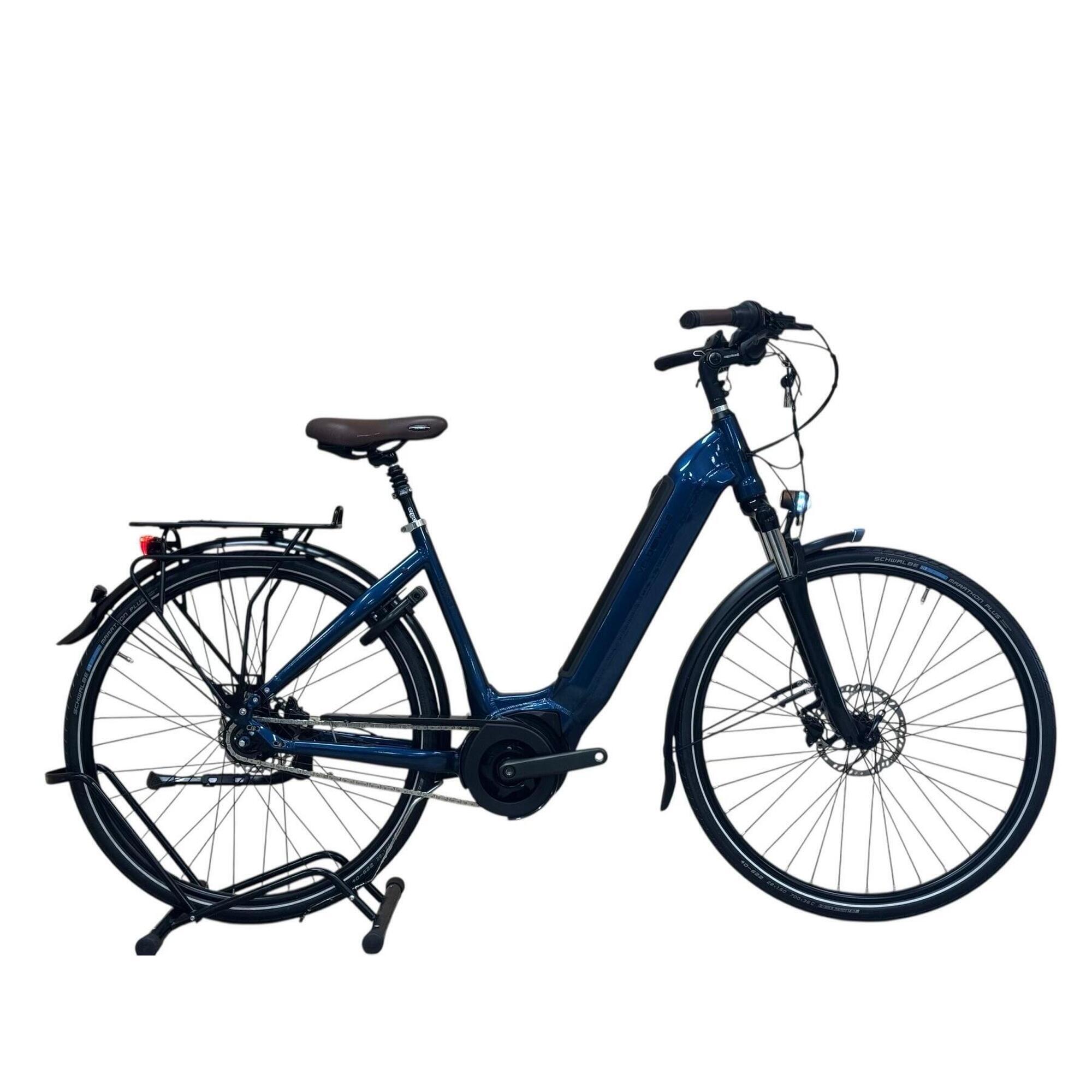 Velo De Ville - Reconditionné - Vélo Électrique Velo De Ville Aeb 490 - Comme Neuf - Vélo Ville Longue Distance - Bleu|noir - 50 - Decathlon