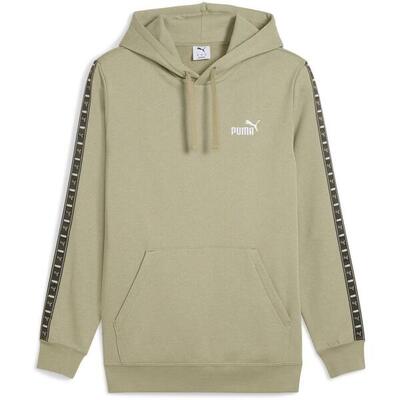 Kap puma ess tape hoodie fl, beige, mannen