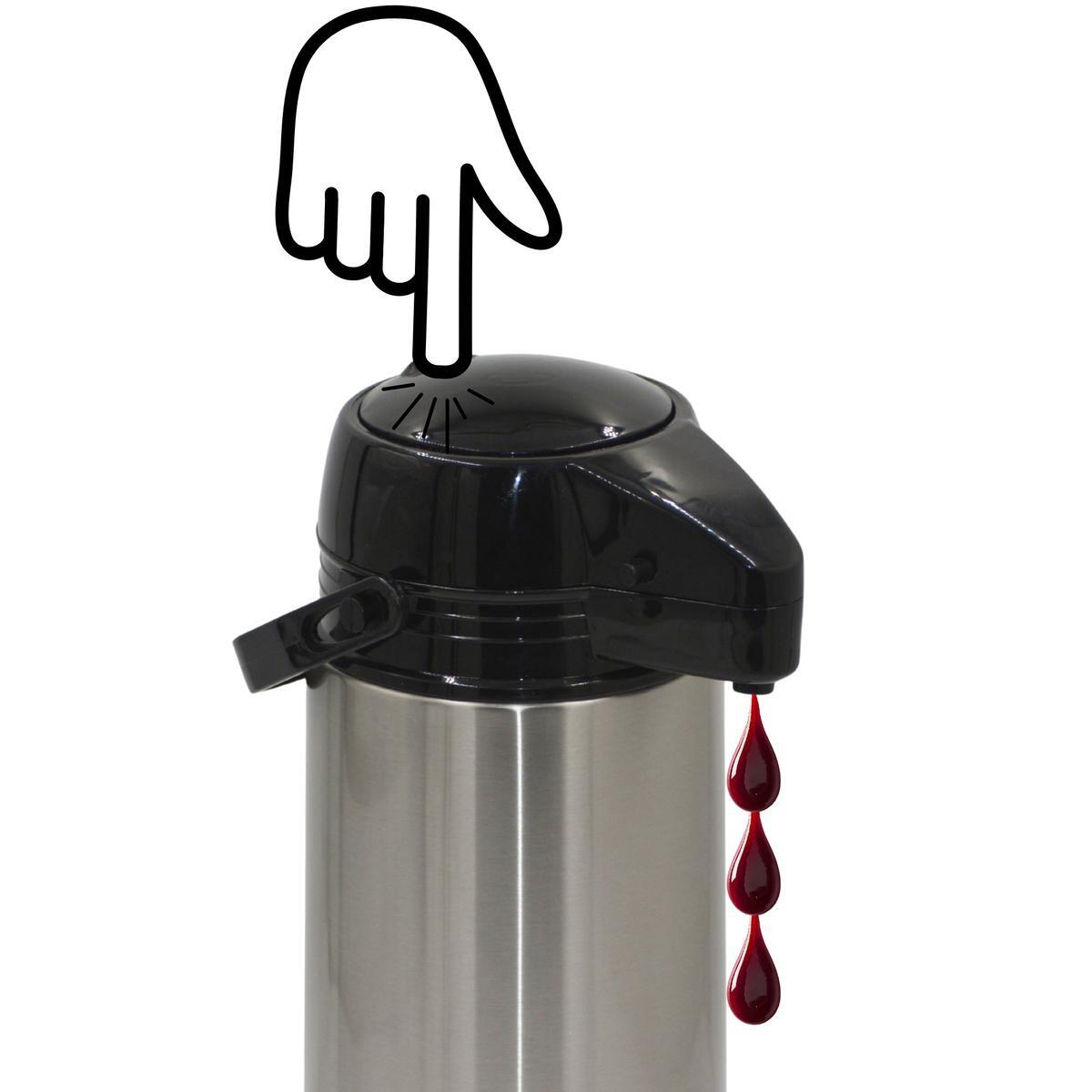 Reisewärmeflasche mit Pumpe 1,8 l 3/5