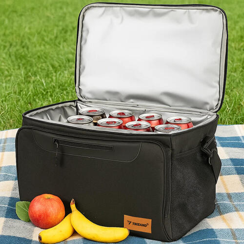 Geanta termica pentru picnic, 30 L, buzunare.bretea umar, 46 × 27 × 30 cm