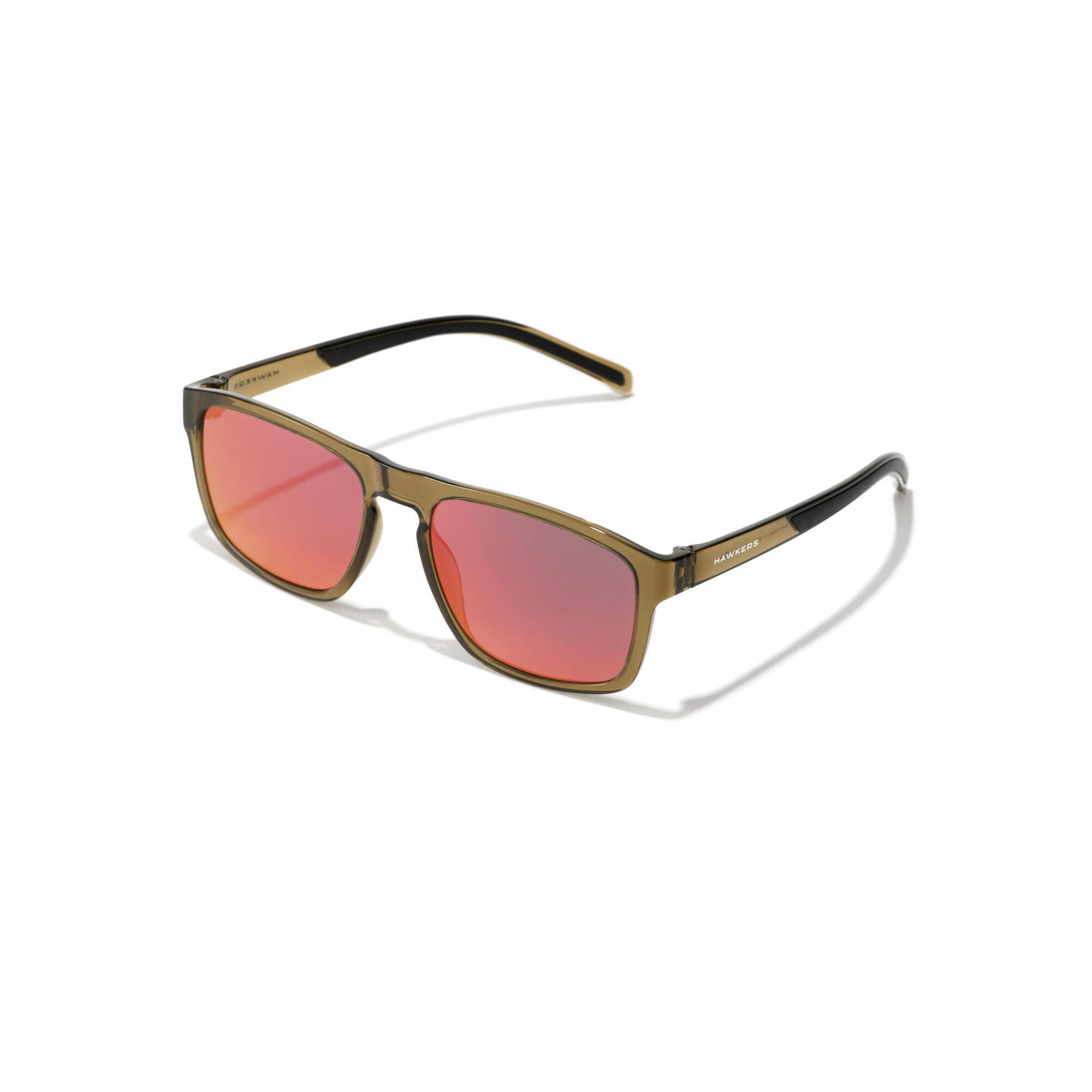 Hawkers - Hawkers - Lunettes De Soleil Pour Homme Et Femme - Lion - Black Ruby - Lunettes De Soleil - Noir|rouge - Taille Unique - Decathlon