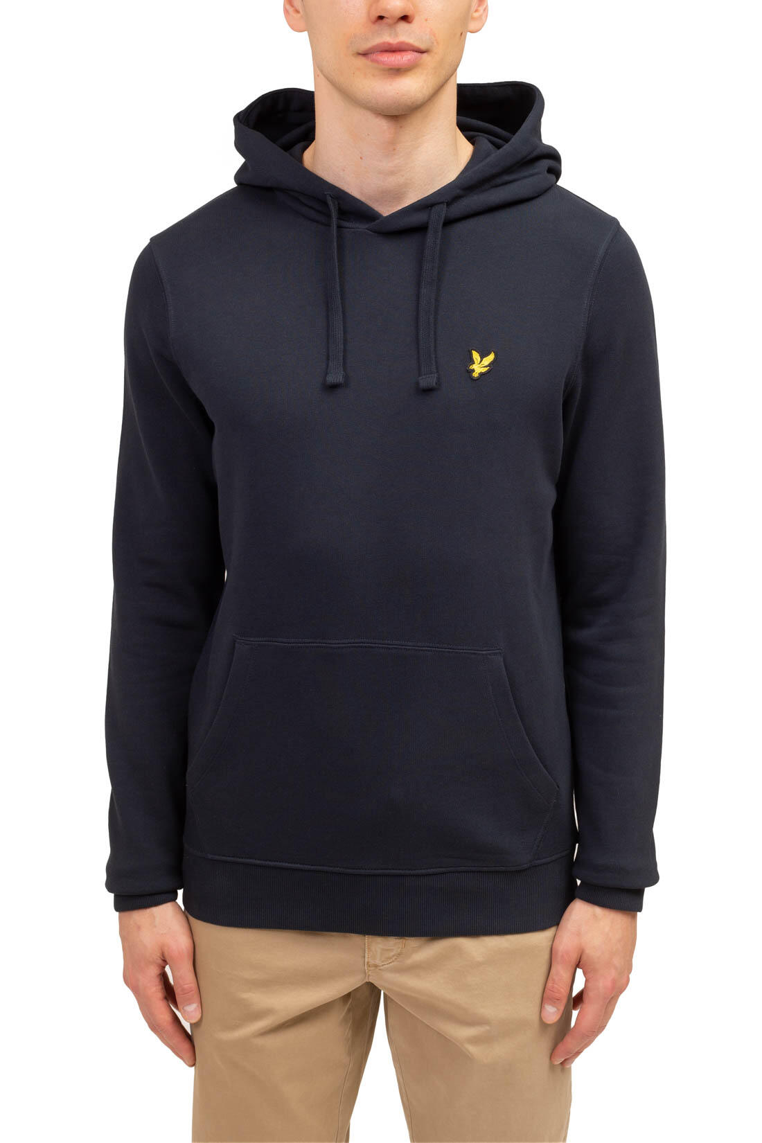 Felpa uomo essenziale con cappuccio e logo 2/5