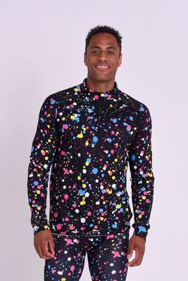 Heren ski functioneel shirt thermisch catalina wine mixer