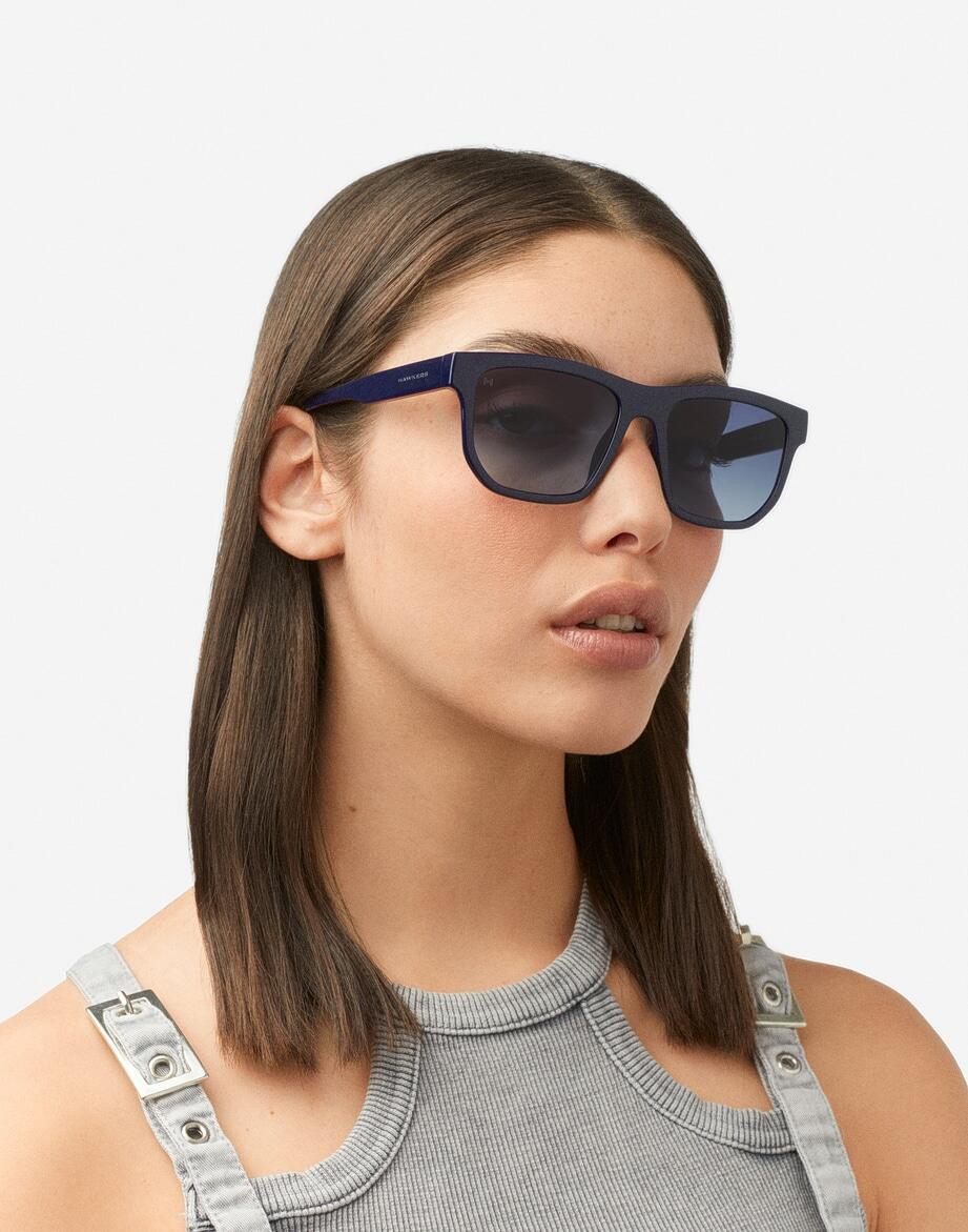 HAWKERS - Óculos de sol para Homem e Mulher - MARS - DARK BLUE INDIGO ECO 5/8