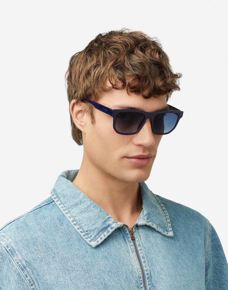 HAWKERS - Óculos de sol para Homem e Mulher - MARS - DARK BLUE INDIGO ECO 6/8