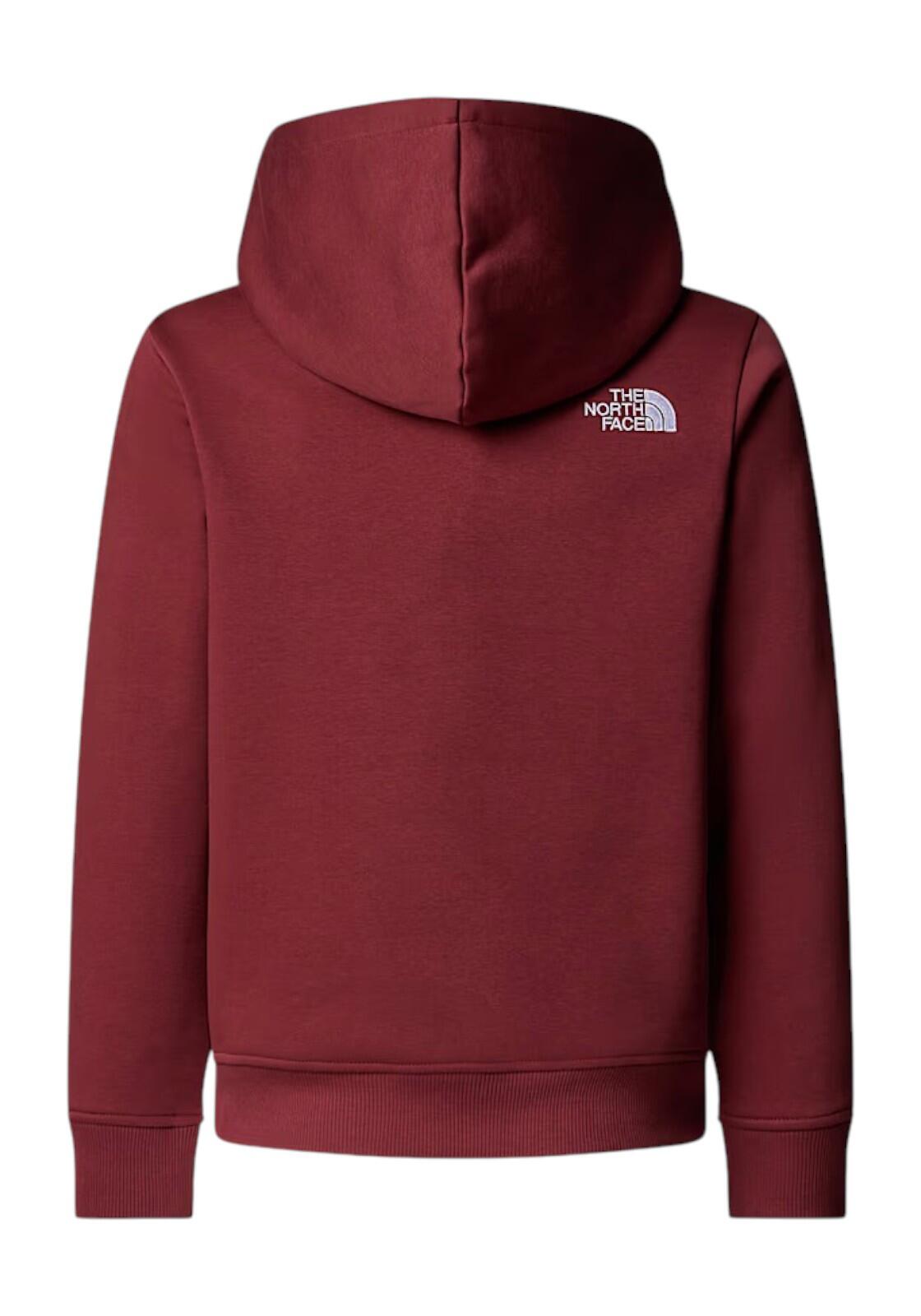 Sweatshirts Fleece-Pullover für Kinder The North Face Drew Peak Granatapfel 3/6