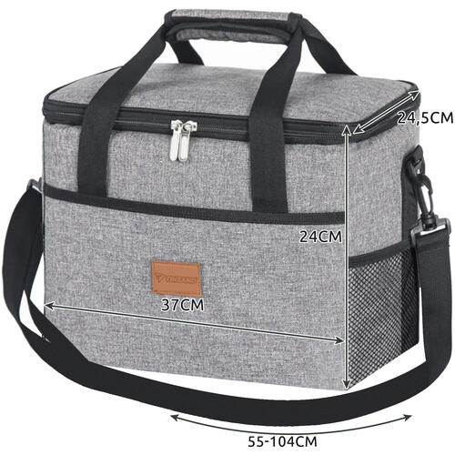 Geanta termica pentru picnic cu 2 pastile racire, 20 l, OXFORD, 37x24x24.5 cm