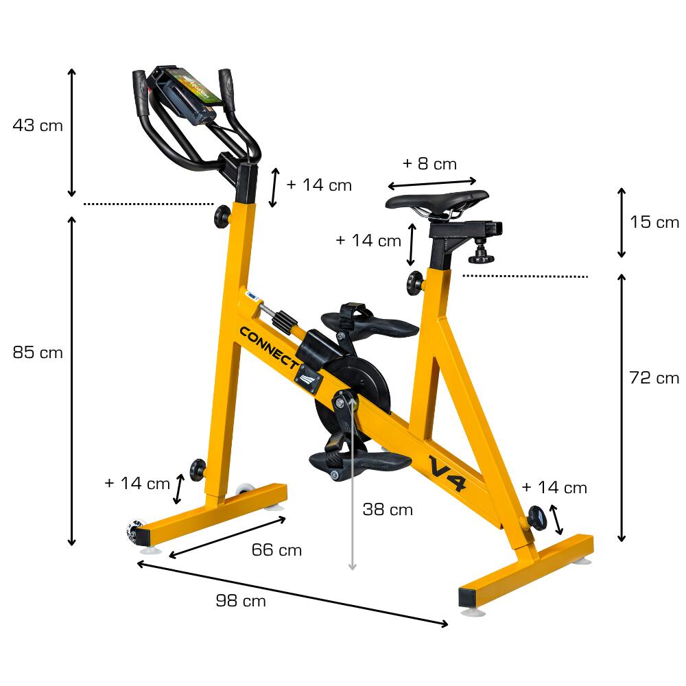 Aquaness - Aquabike V4 Connect - Poolfahrrad 4/4