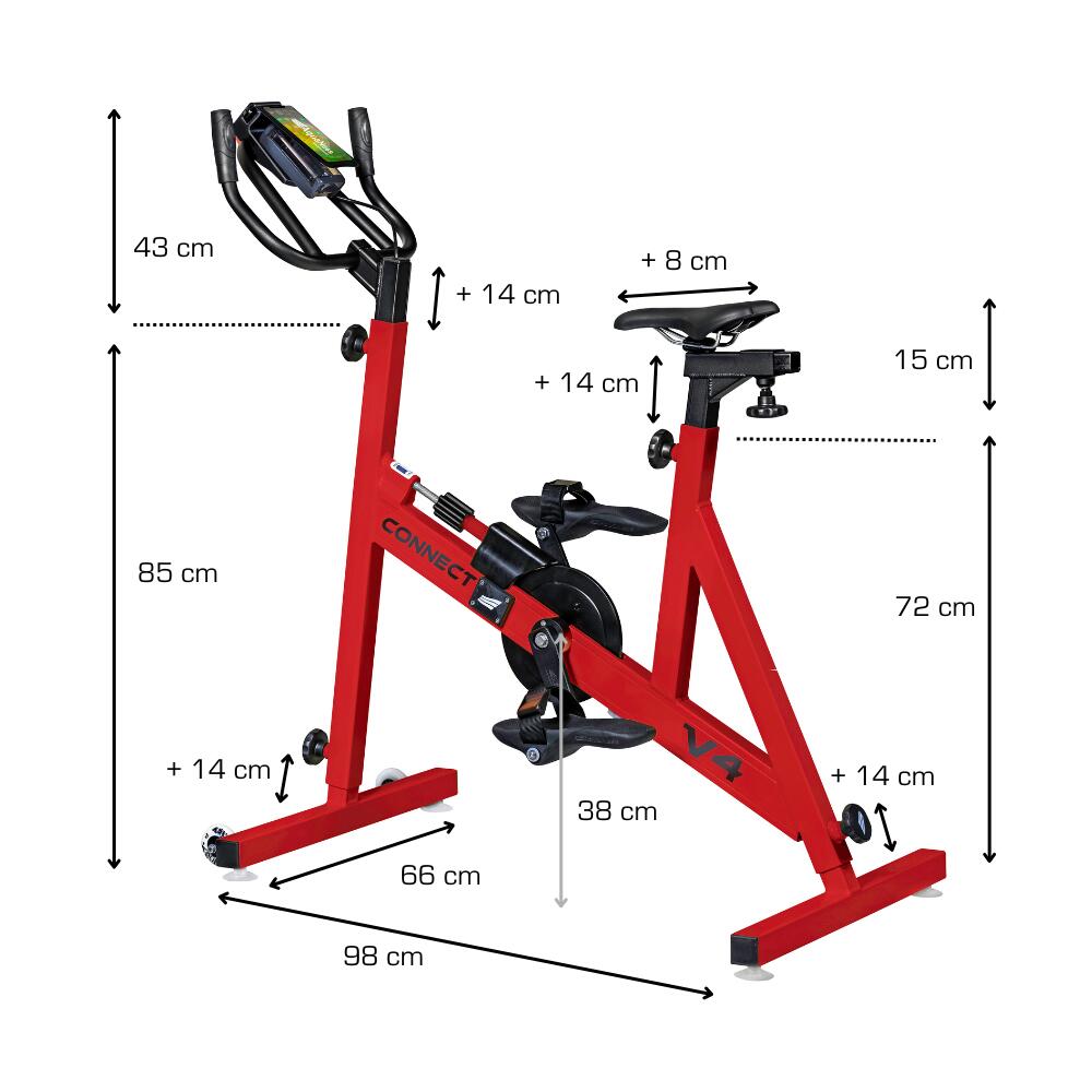 Aquaness - Aquabike V4 Connect - Poolfahrrad 4/4
