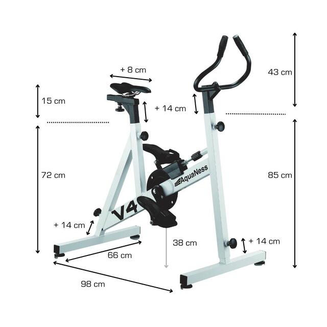 Aquaness - Aquabike V4 - Zwembadfiets | Decathlon