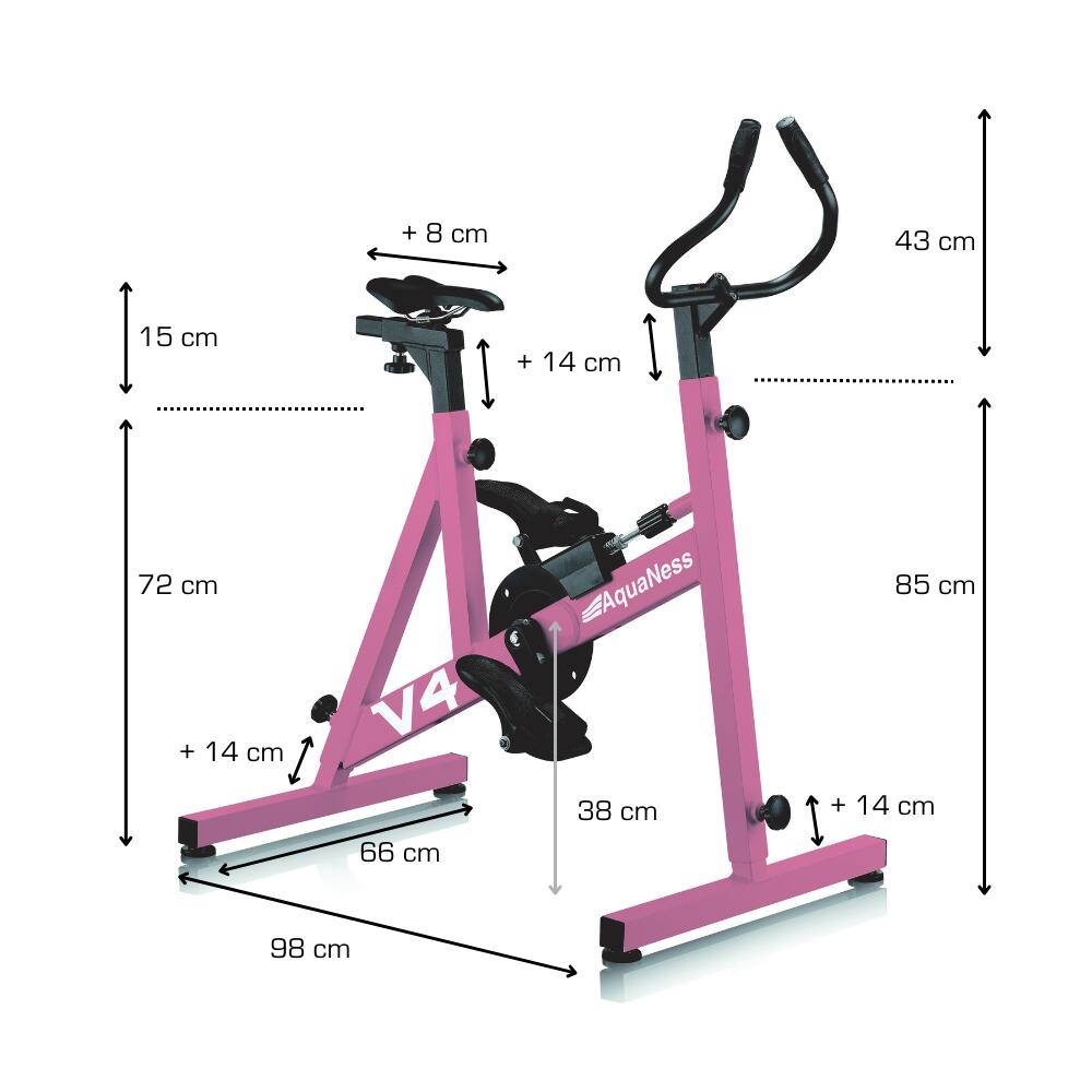 Aquaness - Aquabike V4 - Vélo de piscine 2/2