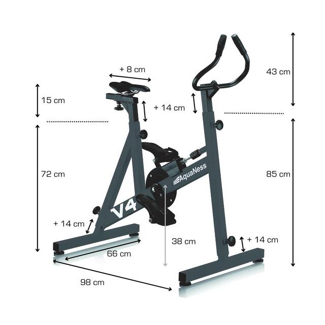 Aquaness - Aquabike V4 - Vélo de piscine | Decathlon