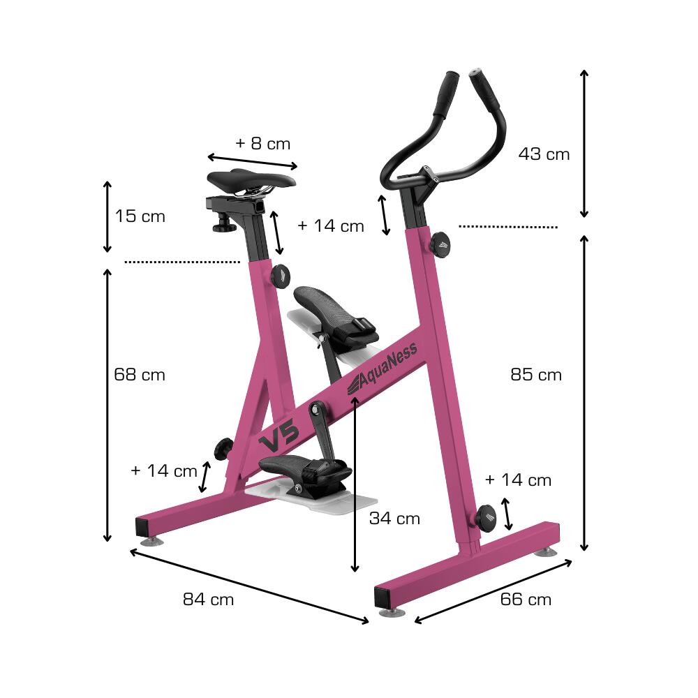 Aquaness - Aquabike V5 - Poolfahrrad 5/5