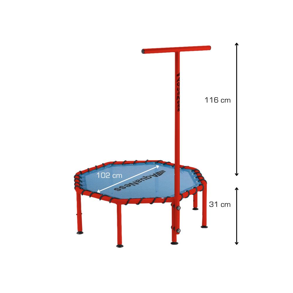 Aquaness - Wassertrampolin mit Haltestange TR1 2/2