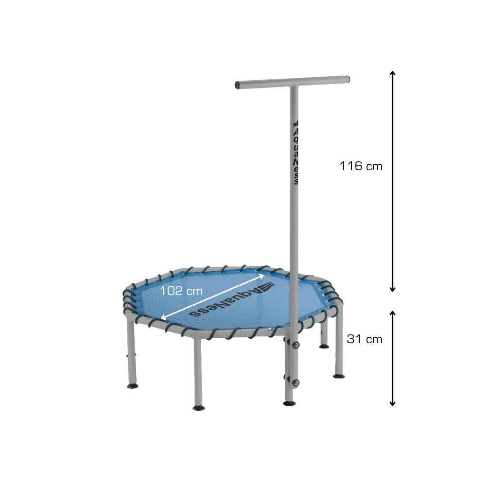 Aquaness - Wassertrampolin mit Haltestange TR1 2/2